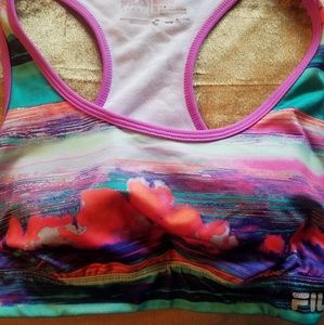 NEW FILA Running Tie-Dye Sports Bra